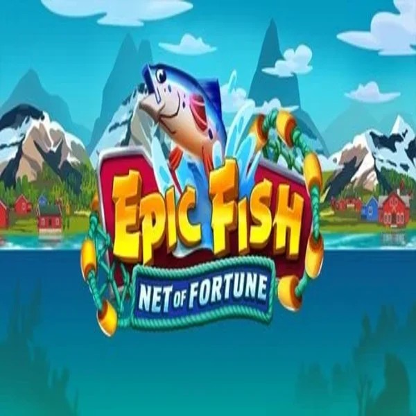 Epic Fish Net of Fortune slot logo by Quickspin at Stonevegas Casino