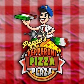 Peppe’s Pepperoni Pizza Plaza online game logo by Pragmatic Play on stonevegassfr.com